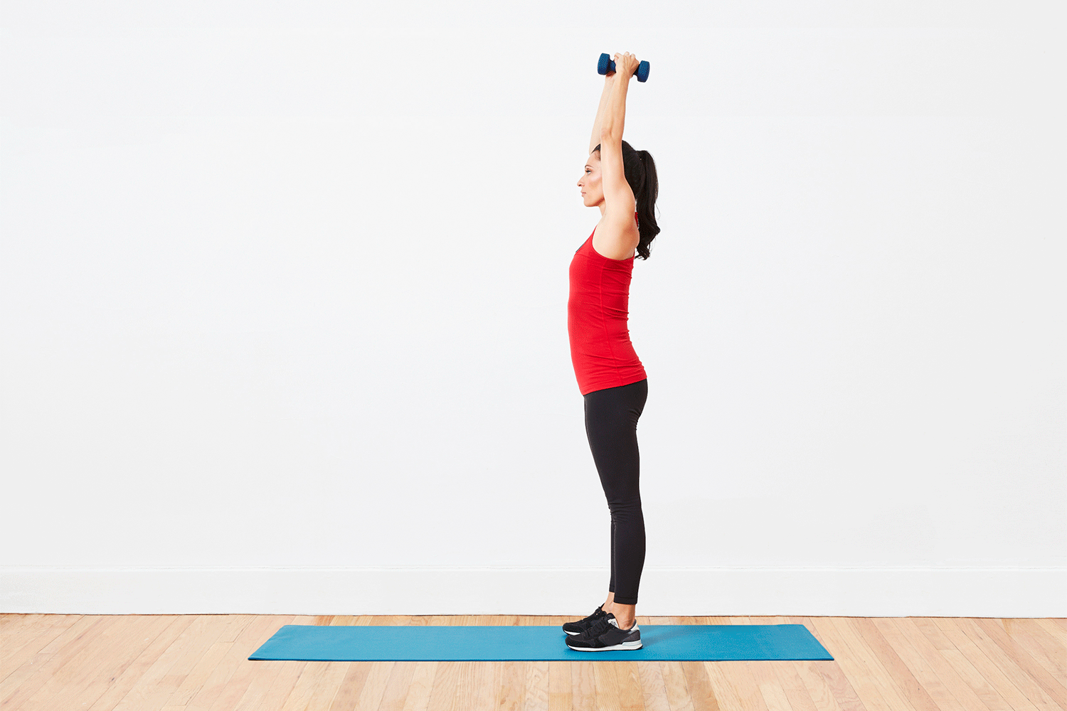 حرکت پشت بازو با دمبل